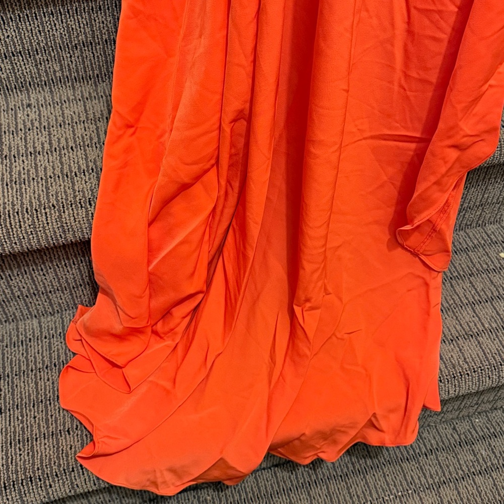 Hanifa One-Shoulder Orange Top - Picture 5 of 8